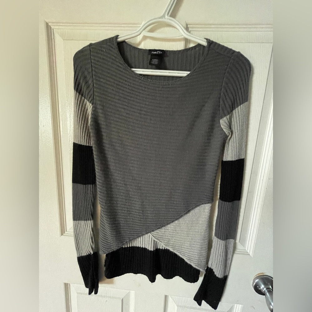 Long Sleeve Striped Top